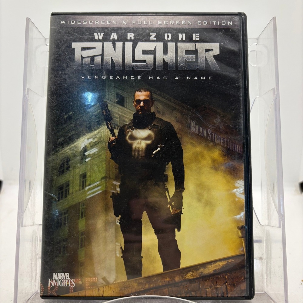 Punisher War‎ Zone DVD 2008 Marvel Knights Widescreen Full Screen Edition Movie
